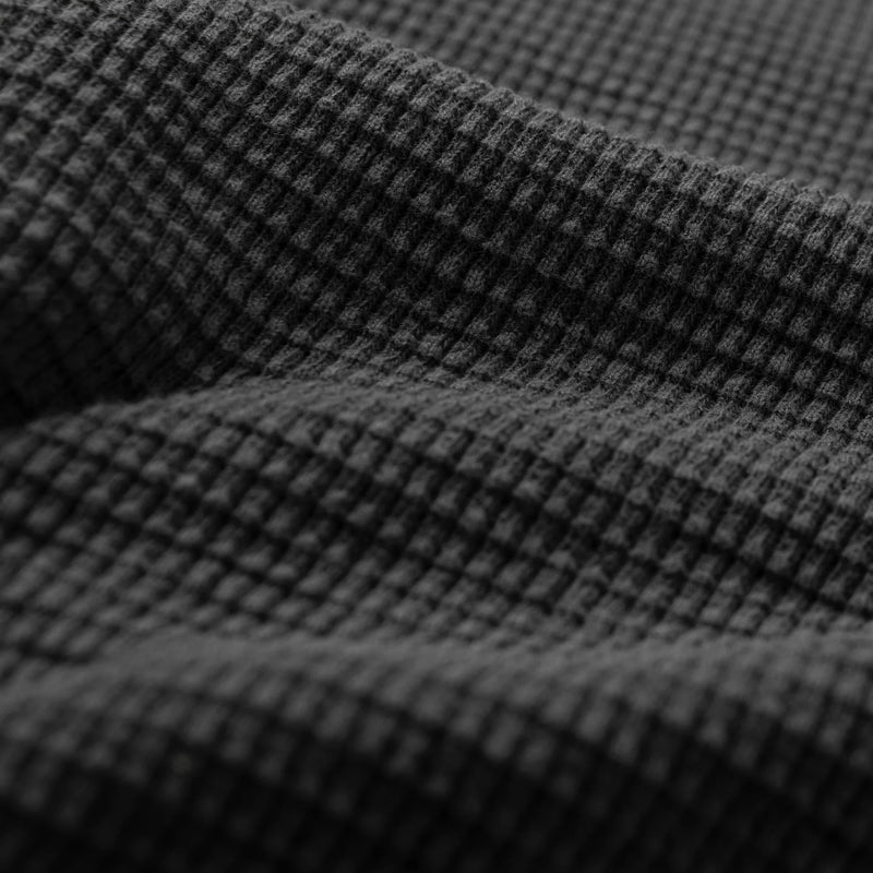 Sawpit Henley LS Thermal – Vintage Black