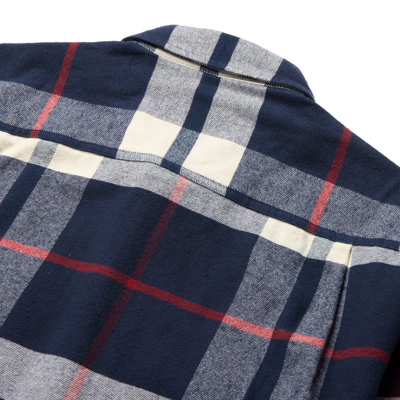 Calico Flannel – Navy Big Plaid