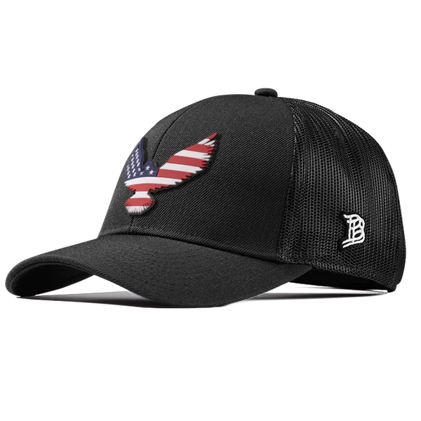 Freedom Eagle PVC Stretch Snapback Trucker - Rooster 