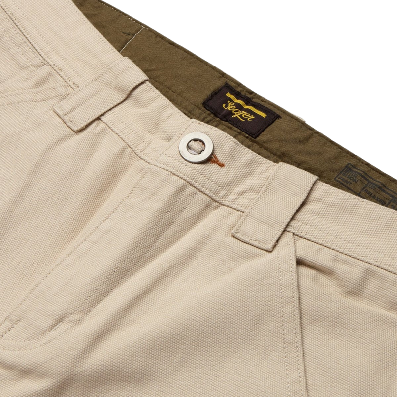 Bison Canvas Pants – Stone