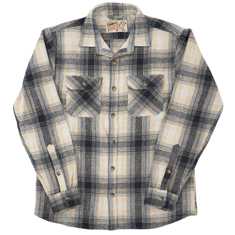 Rooster Flannel - Long Haul Fit – Storm Wash