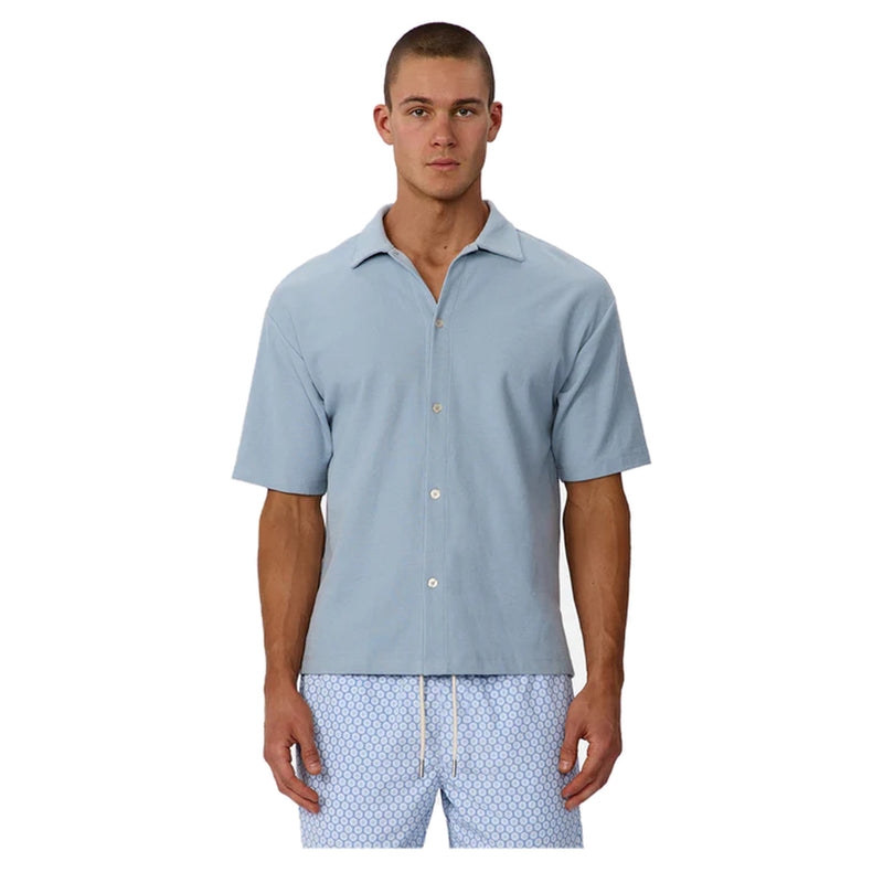 The Mercer S/S Shirt – AQUA