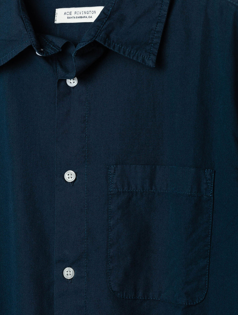 Poplin Shirt – Navy