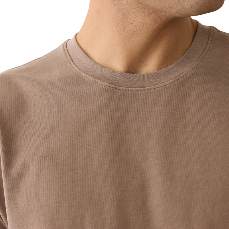 Relaxed Cloud 9 Sueded Jersey Tee – Woodsmoke
