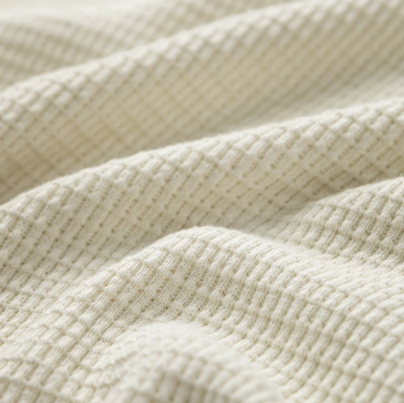 Sawpit Henley LS Thermal – Vintage White