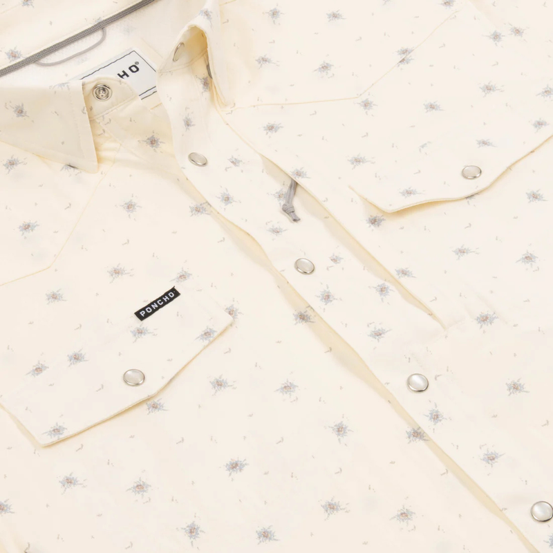 The Llano - Classic Fit – Floral Print on Off-White
