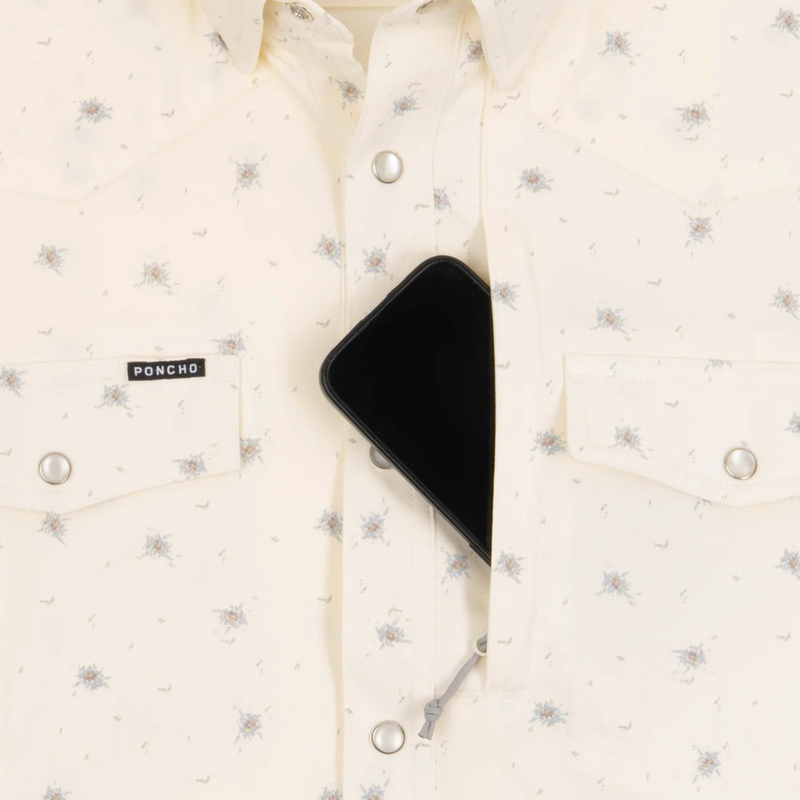 The Llano - Classic Fit – Floral Print on Off-White