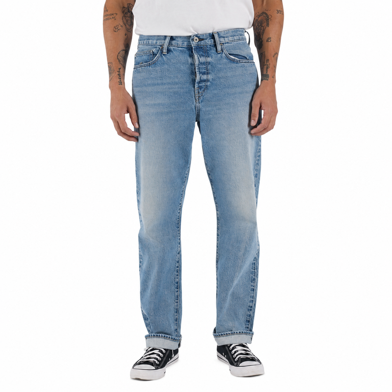 The Pail Loose Straight Natural Slub Indigo 12.5oz – LOU