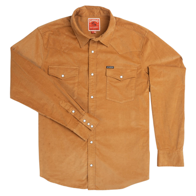 The Wyatt Pearl Snap Long Sleeve Corduroy Shirt