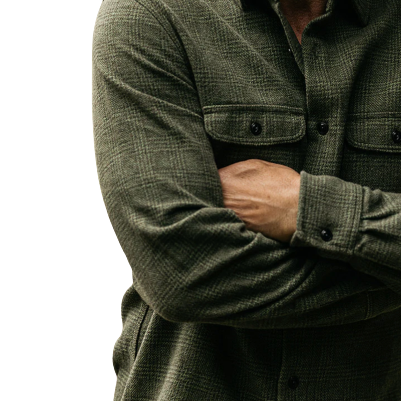 The Brace Triple Twisted Plaid – Moss