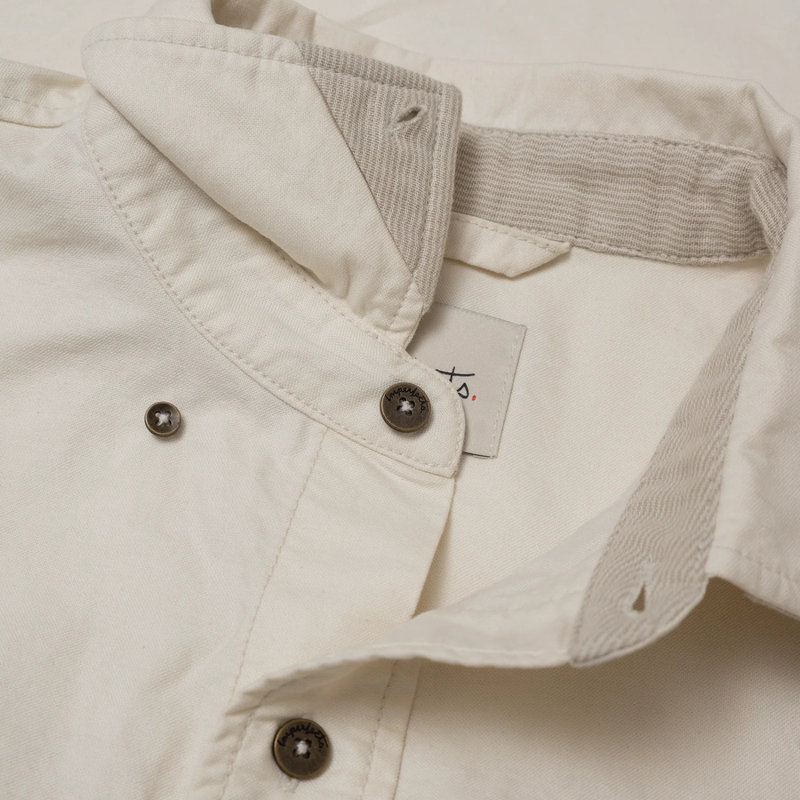 Tradesman Button Down in Oxford Cloth – Natural