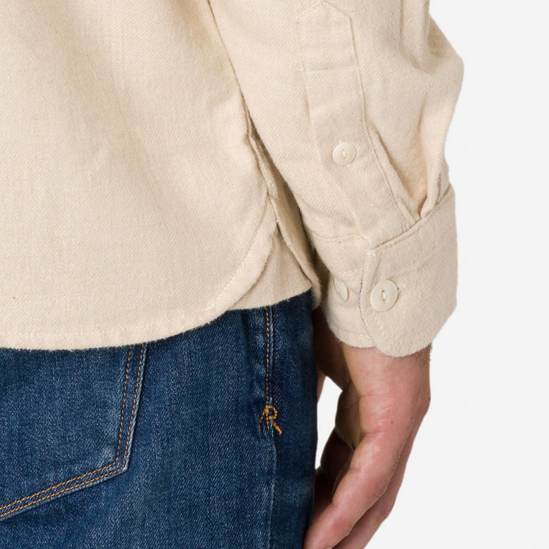 Winter Flannel - Utility Shirt – Ecru