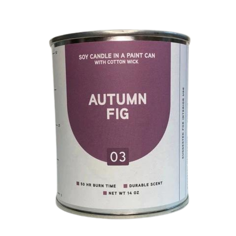 Paint Can Soy Candle Autumn Fig - Rooster