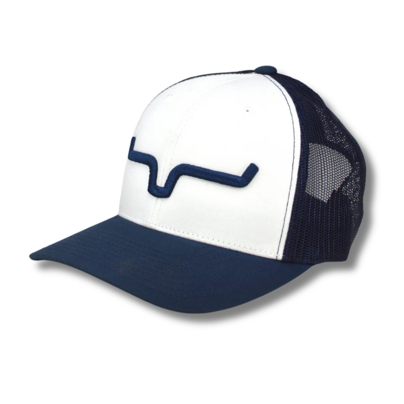 Weekly Trucker – White/Navy
