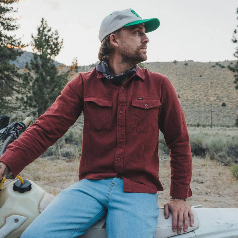 Calico Flannel – Solid Red Rock