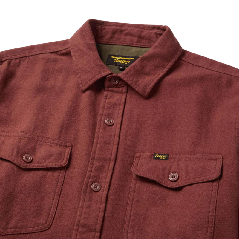 Calico Flannel – Solid Red Rock