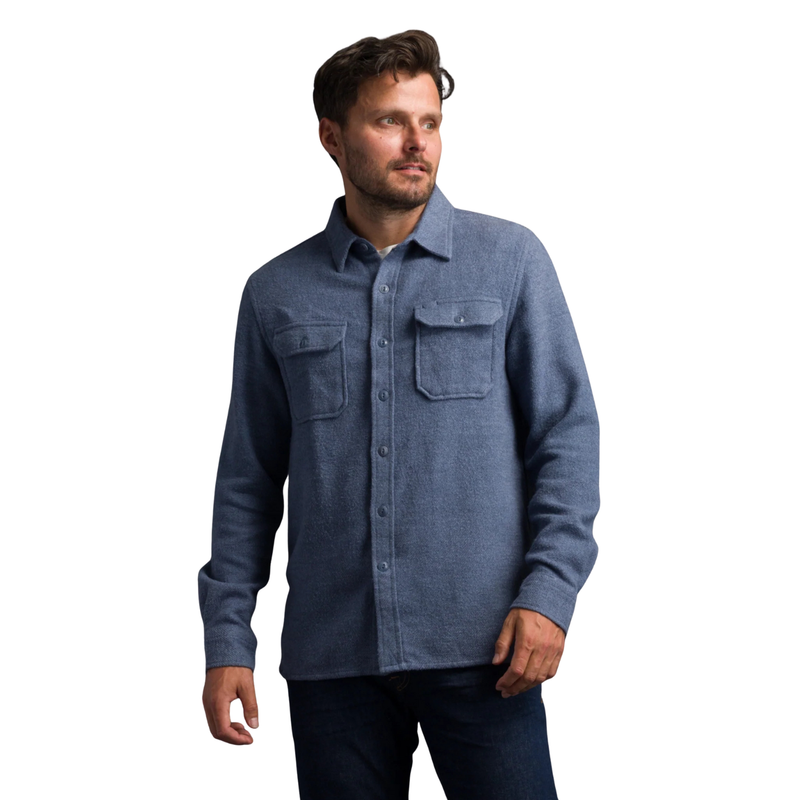 Winter Flannel - Utility Shirt – Slate Blue