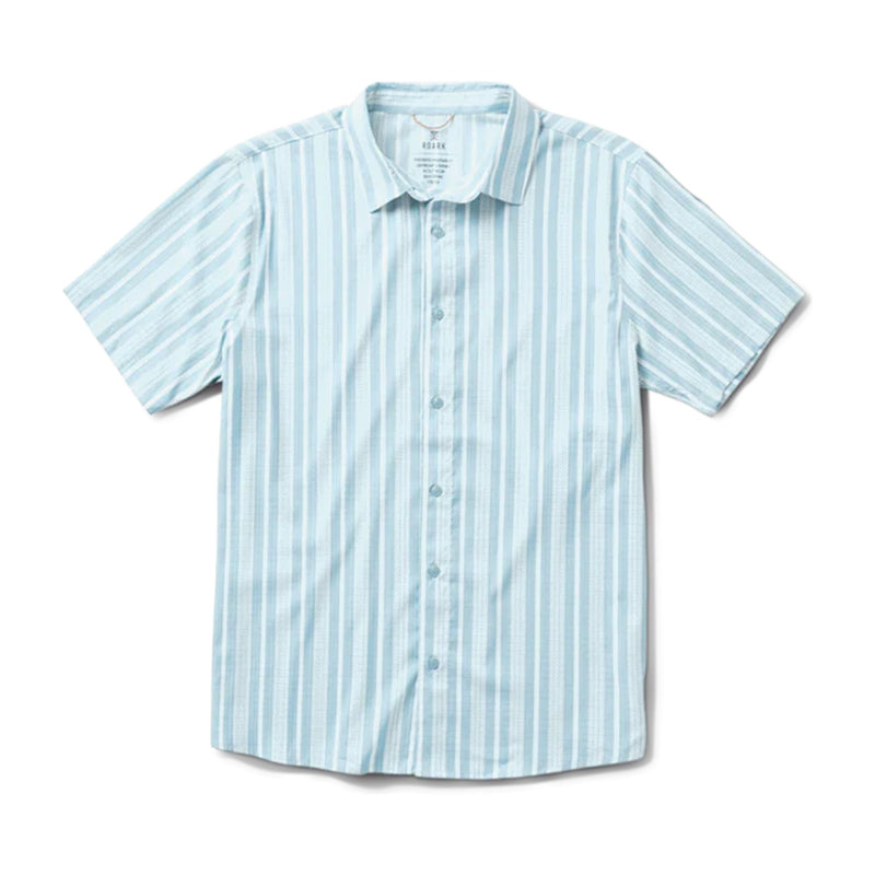 Bless Up Breathable Stretch Shirt – Stripe Dusty Blue