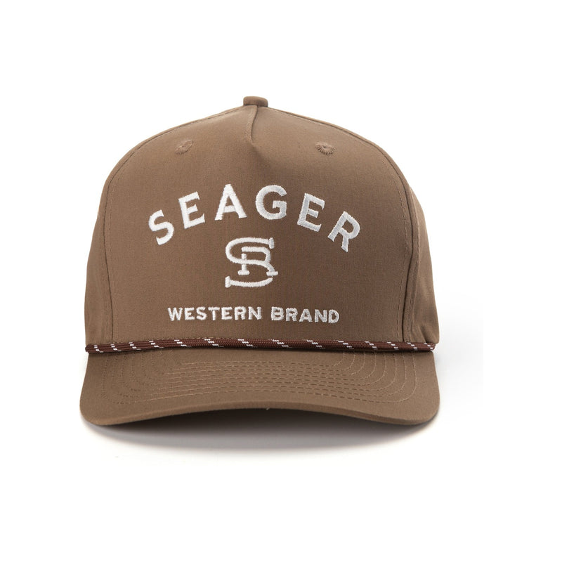 Branded Snapback – Brown/ Brown