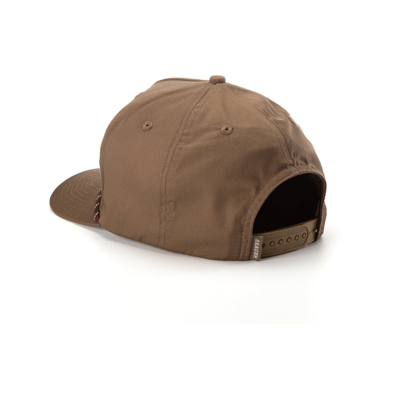 Branded Snapback – Brown/ Brown