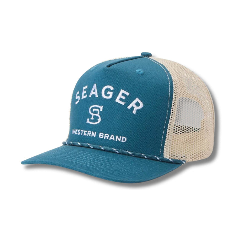 Branded Trucker Snapback – Blue
