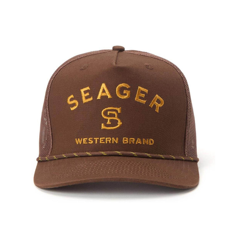 Branded Trucker Snapback – Brown