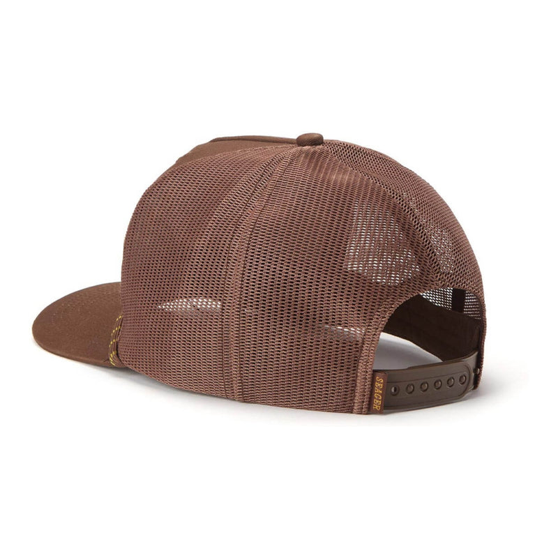 Branded Trucker Snapback – Brown