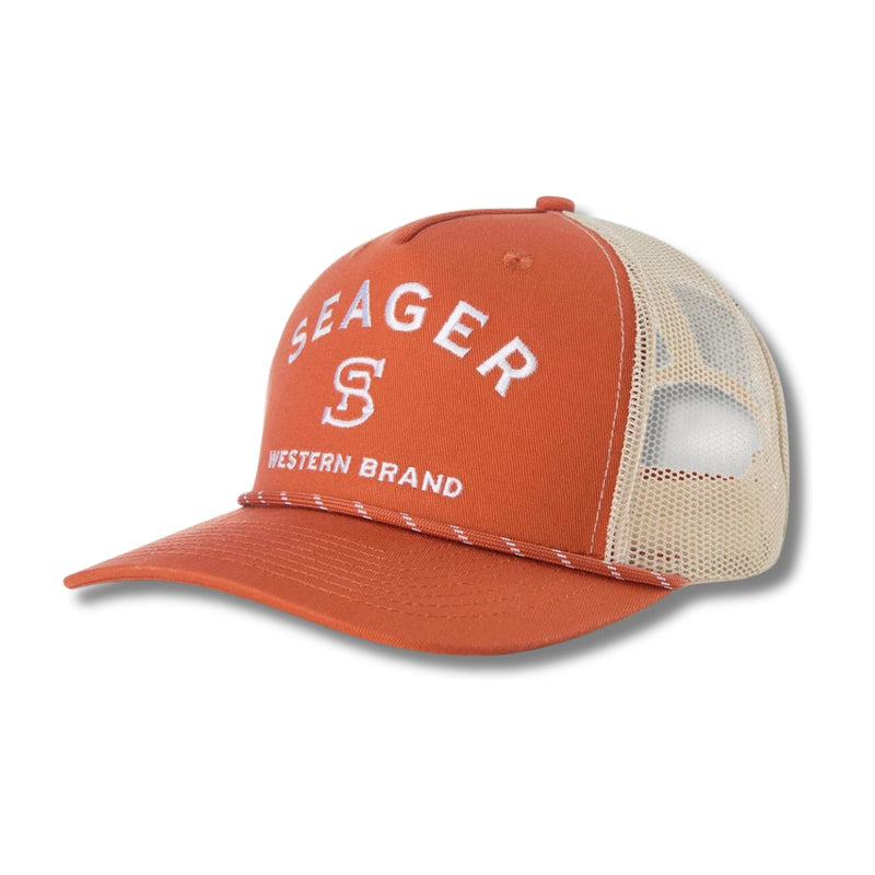 Branded Trucker Snapback – Orange