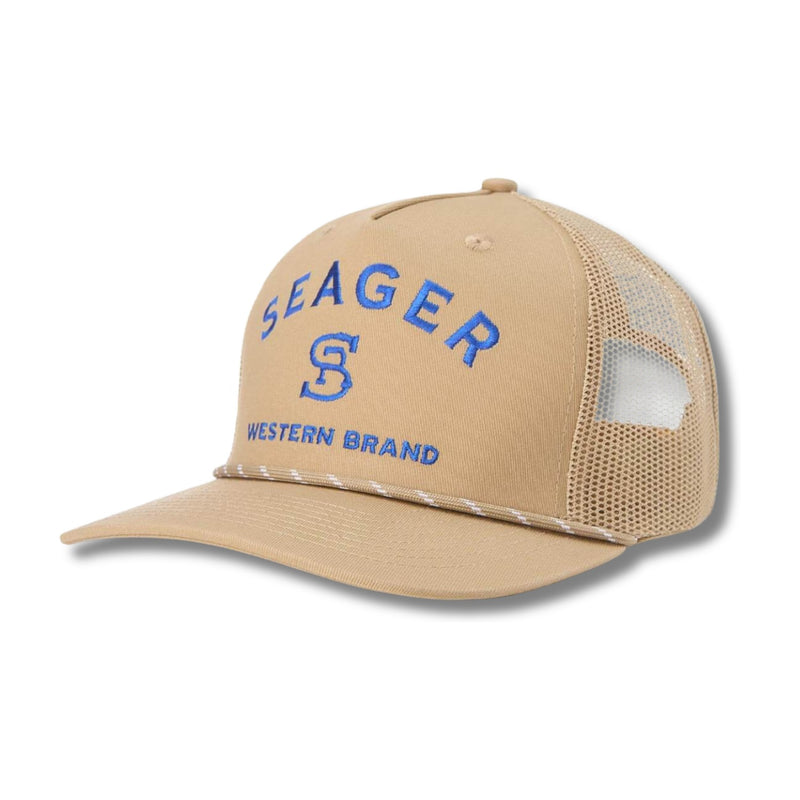 Branded Trucker Snapback – Khaki