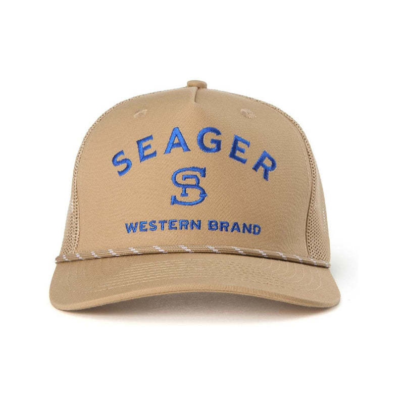 Branded Trucker Snapback – Khaki