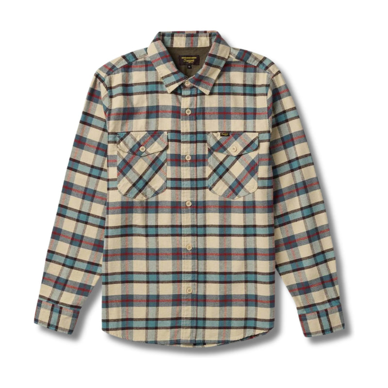 Calico Flannel – Cream/Plaid