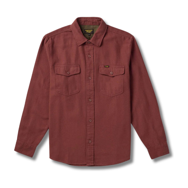 Calico Flannel – Solid Red Rock