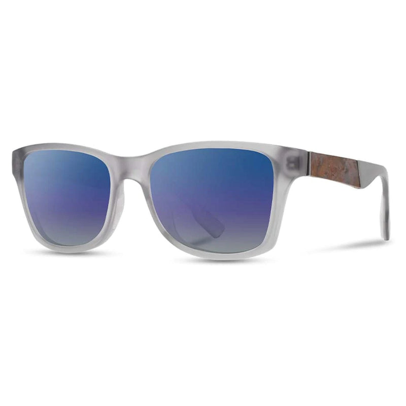 Canby ACTV – Matte Smoke/ Elm Burl/ Blue Flash Polarized