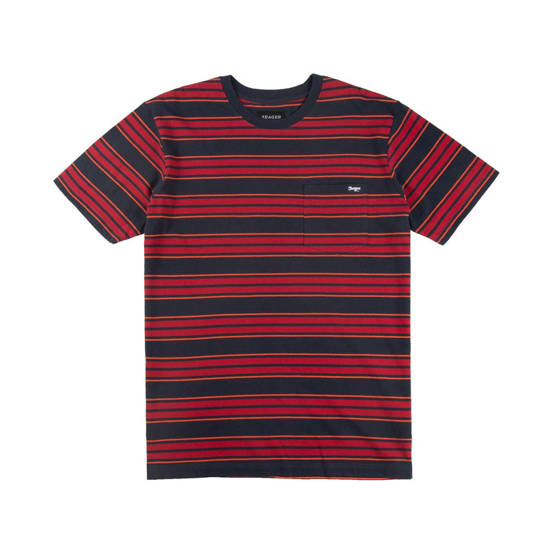 Canyon Stripe Crew – Navy/Red