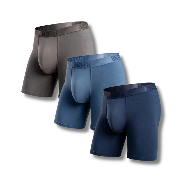 Classic Icon Boxer Brief 3PK – Navy/Fog/Gargoyle