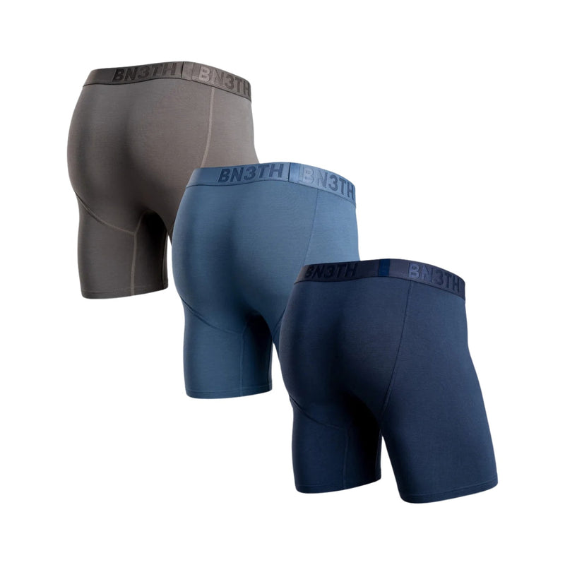 Classic Icon Boxer Brief 3PK – Navy/Fog/Gargoyle