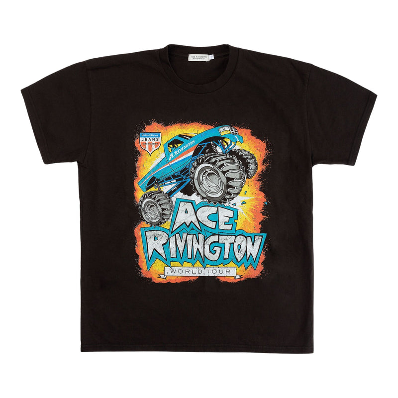 Heavy Tee - Crewneck SS - World Tour – Black