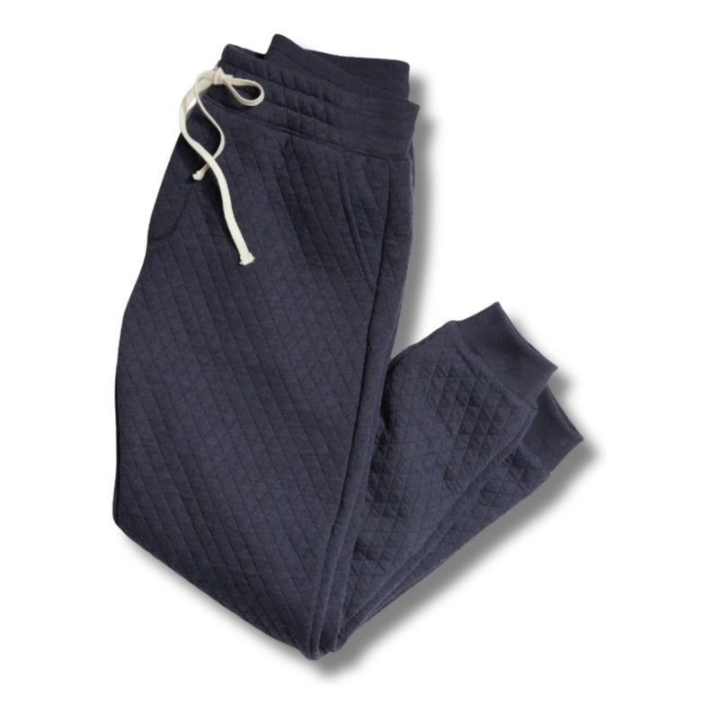 Corbet Quilted Jogger – Deep Ocean