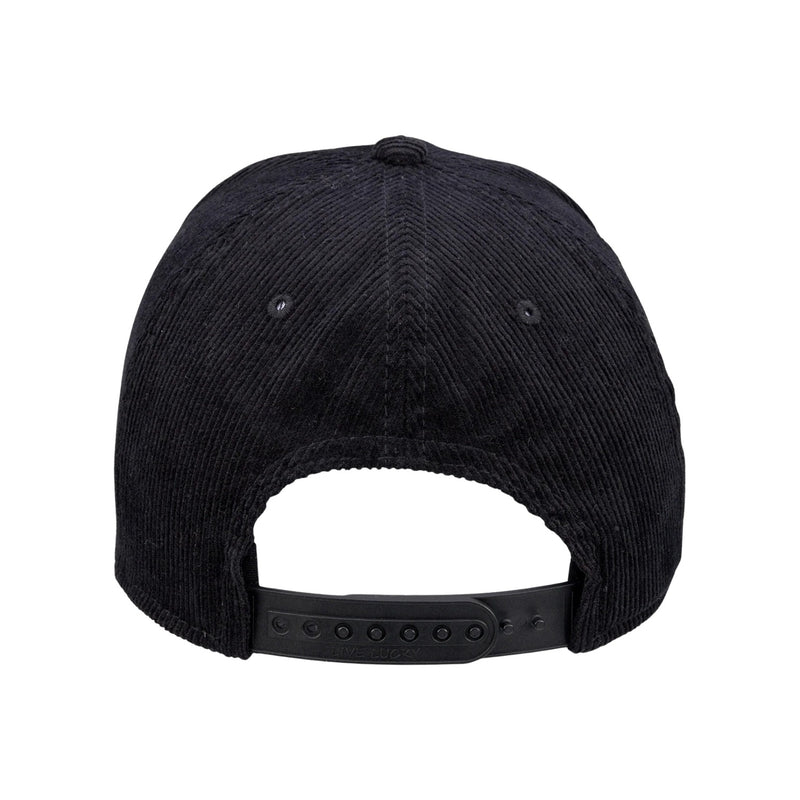 Cord Upside Down Luck 2 Black Hat - Rooster