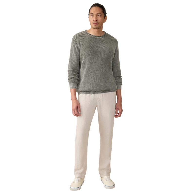 Linen Drawstring Pant – Weathered Sand