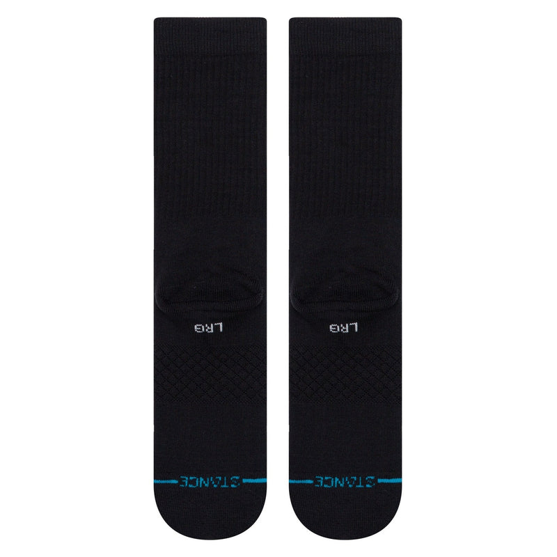 Icon Crew Socks – Black/ White
