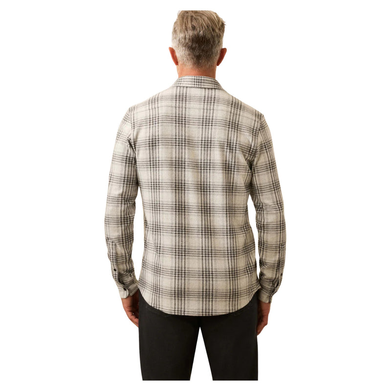 Legend Sweater Shirt – Charcoal Cream Plaid