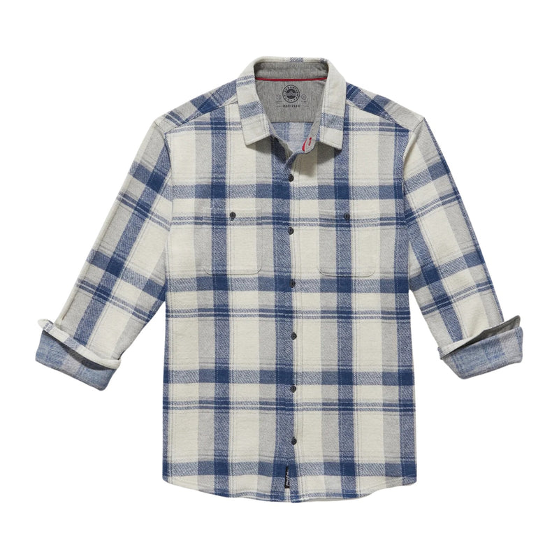 Madeflex Hero Stretch Knit Shirt – Blue/Cream