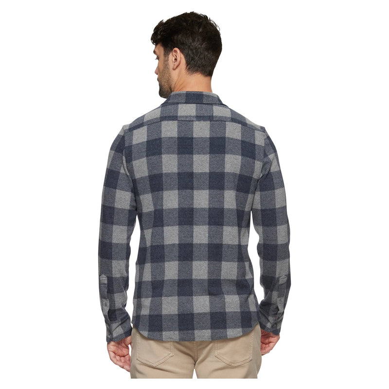 Madeflex Hero Stretch Knit Shirt – Navy/Grey