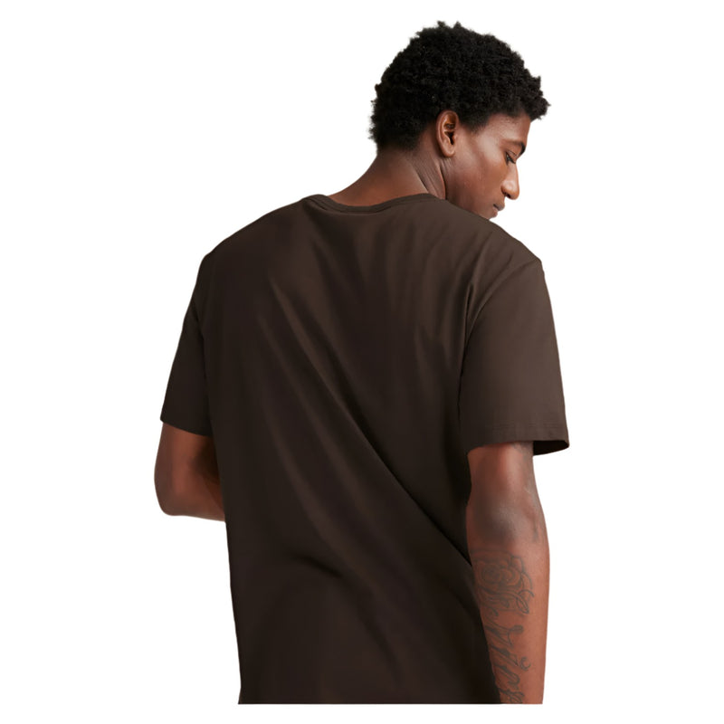 Pima Pocket Tee – Dark Oak