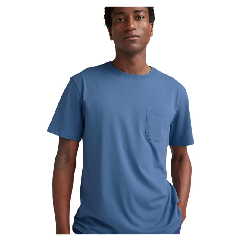Pima Pocket Tee – Blue Horizon