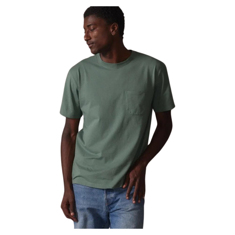 Pima Pocket Tee – Sage Leaf