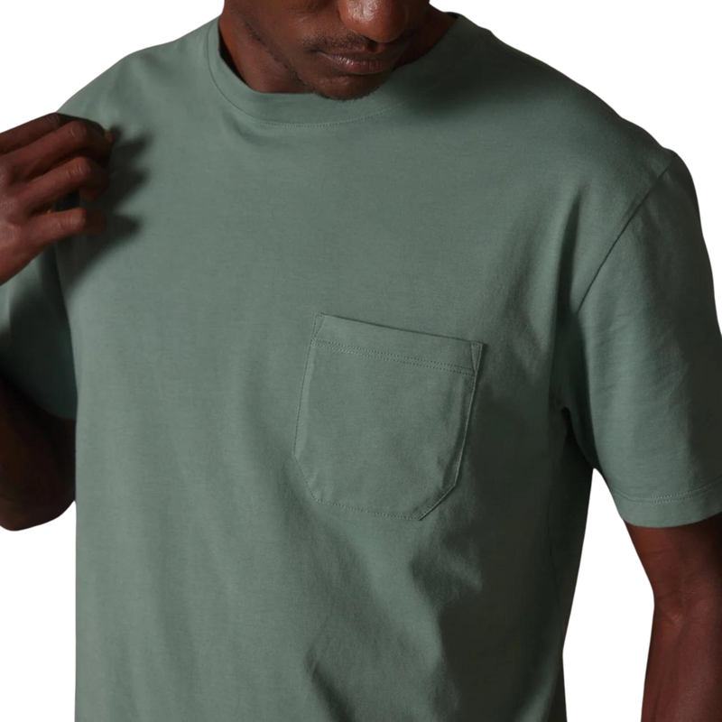 Pima Pocket Tee – Sage Leaf
