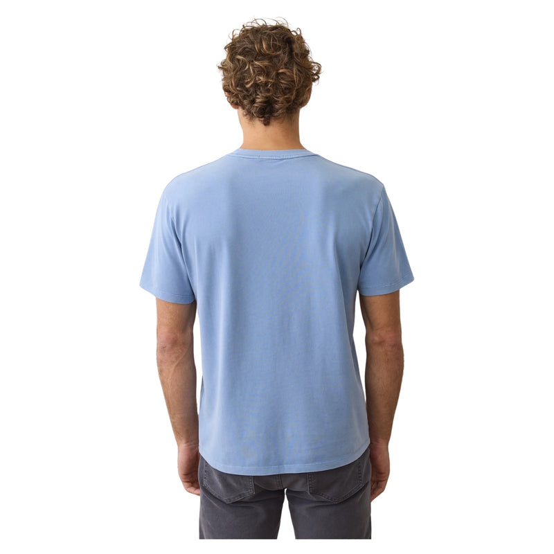 Relaxed Cloud 9 Sueded Jersey Tee – Coastal Blue