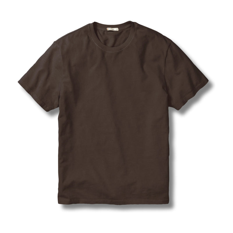 Relaxed Cloud 9 Sueded Jersey Tee – Coffee